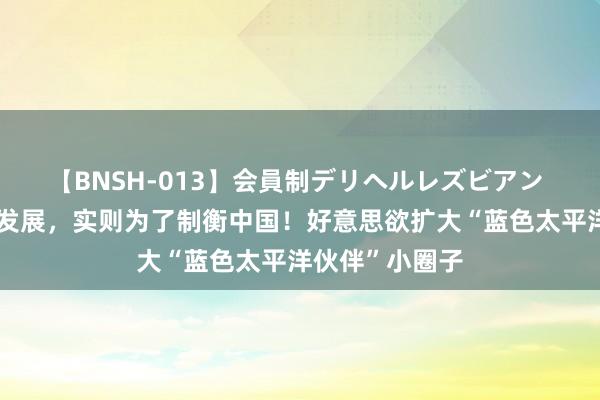 【BNSH-013】会員制デリヘルレズビアン 宣称支捏岛国发展，实则为了制衡中国！好意思欲扩大“蓝色太平洋伙伴”小圈子